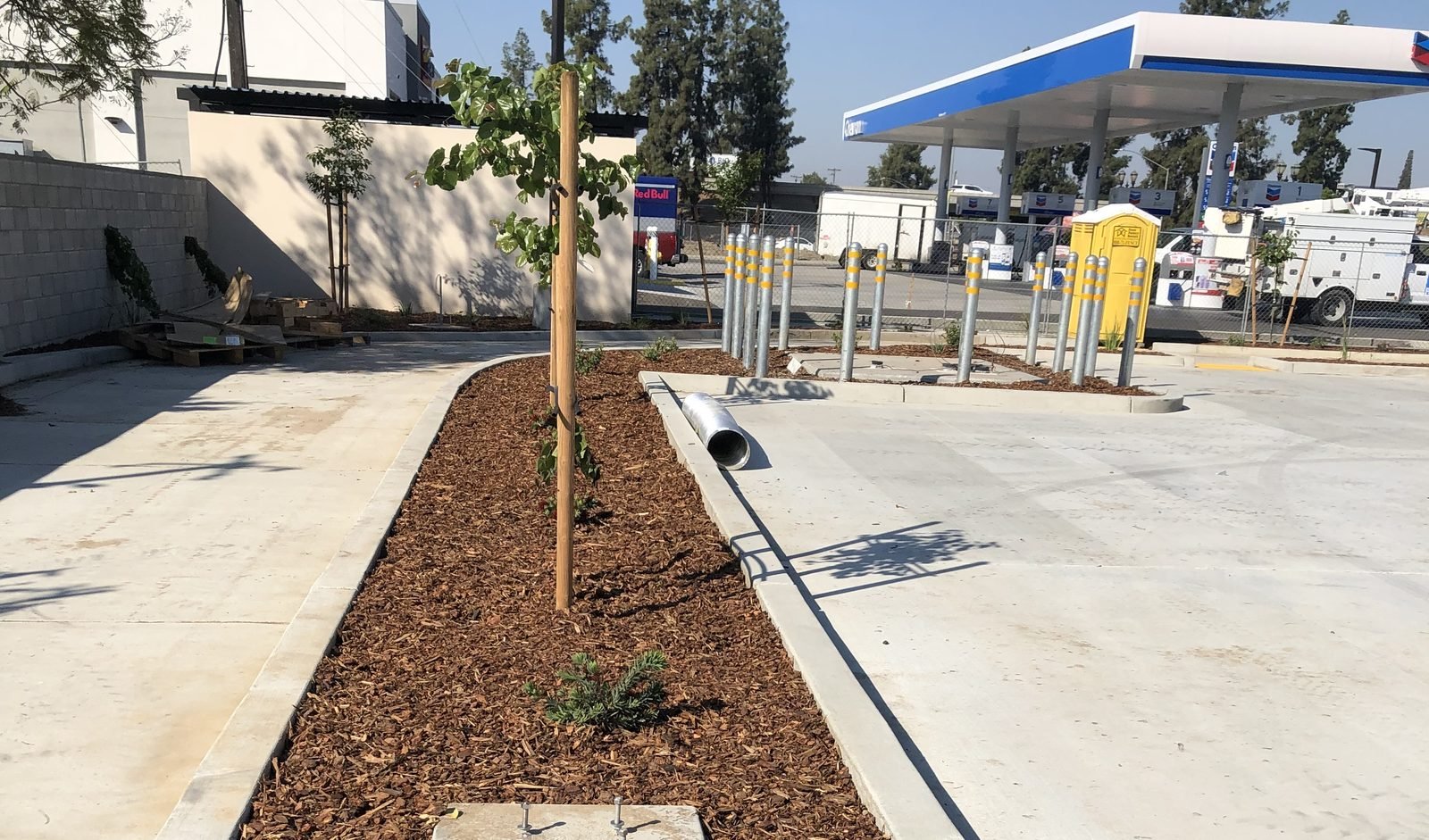 New gas station development