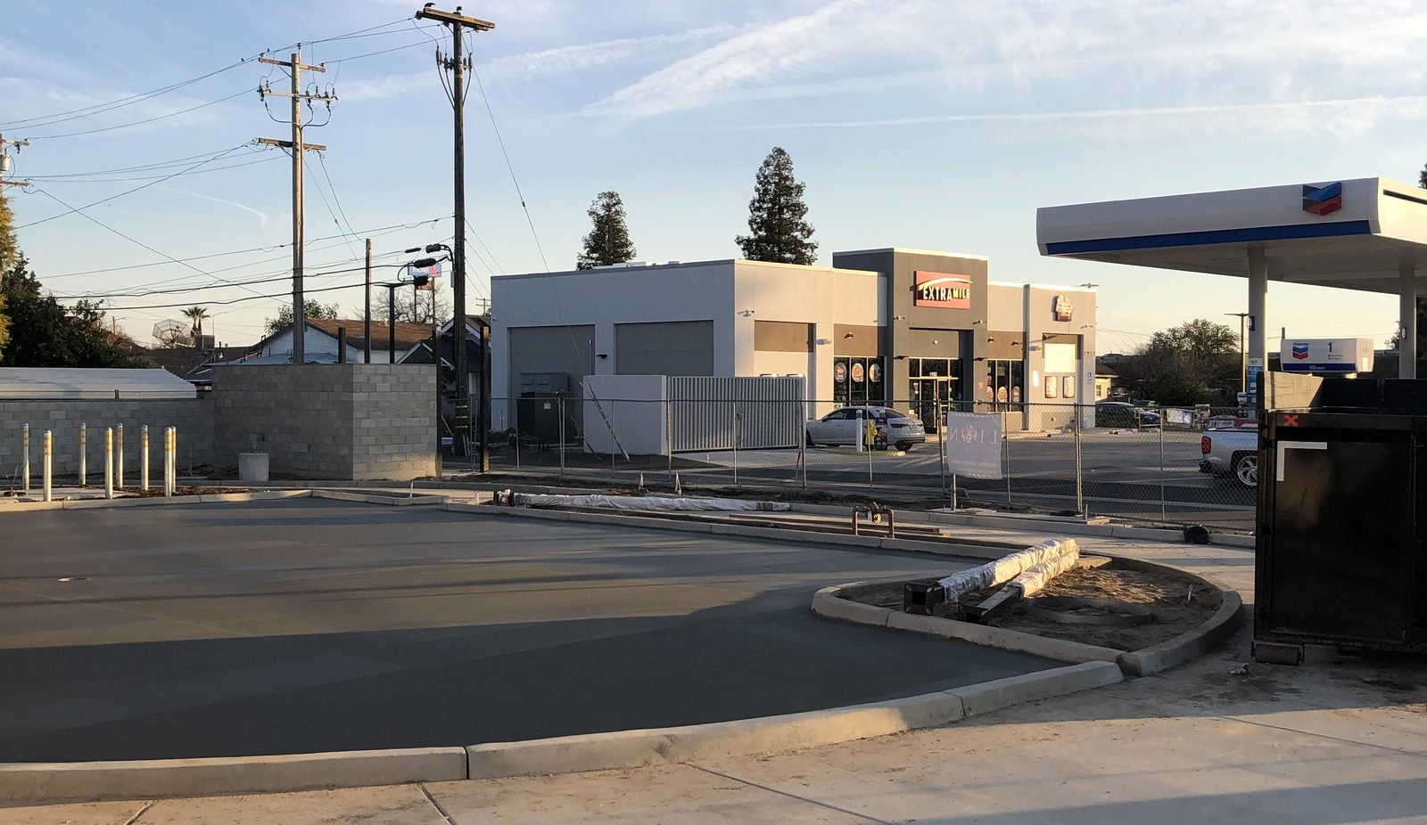 Completed fuel and convenience development