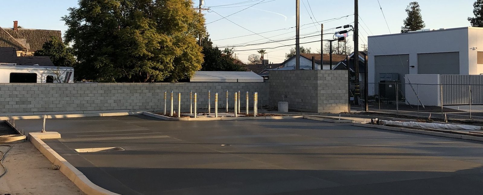 Parking and site development